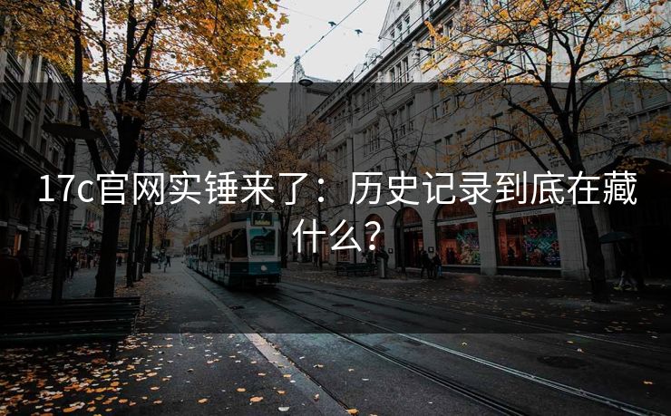 17c官网实锤来了：历史记录到底在藏什么？